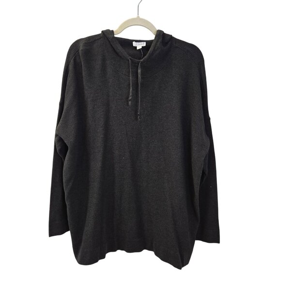J. Jill Tops - NWT J. Jill Pure Jill Cotton Blend Hooded Waffle Knit Top Size 2X